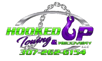 Hooked Up Towing and Recovery LLC logo — 307-262-6154